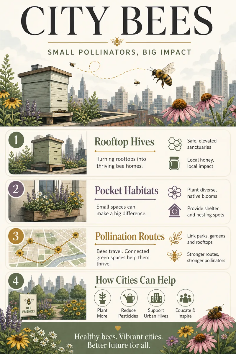 A visual essay on urban bee populations