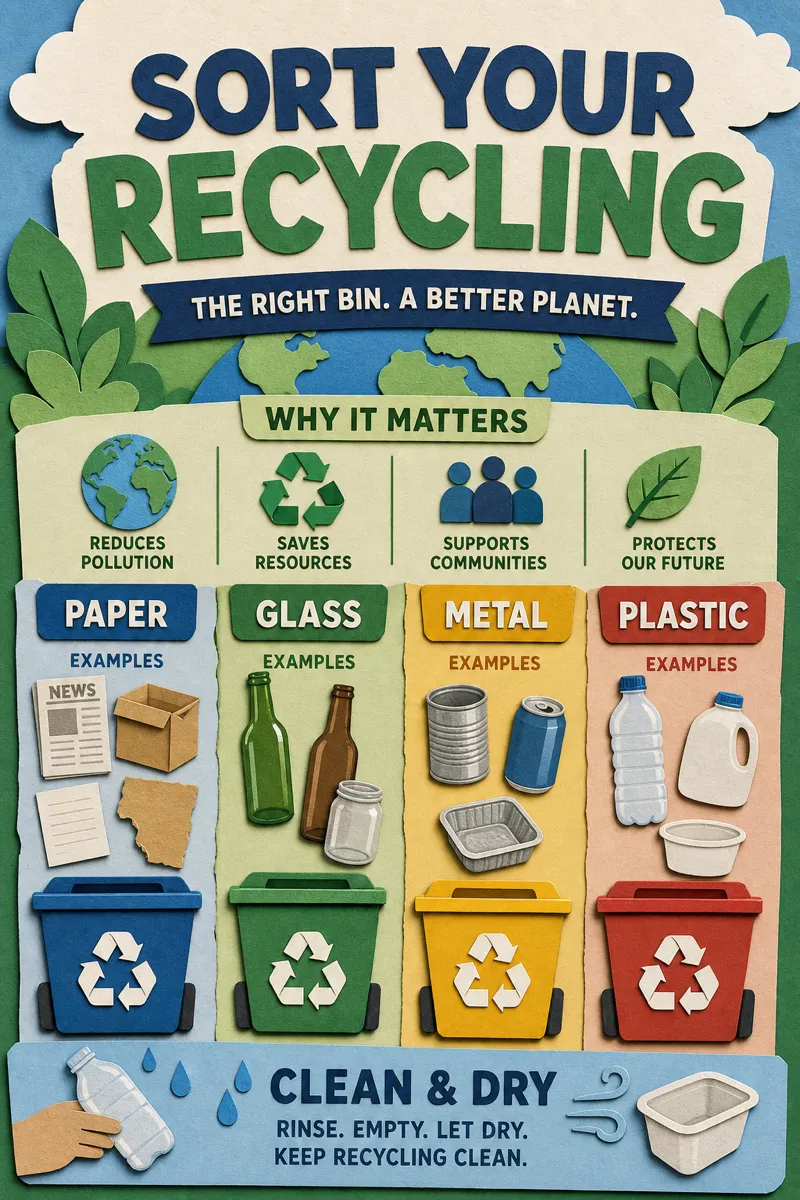 Recycling guide: what goes in which bin